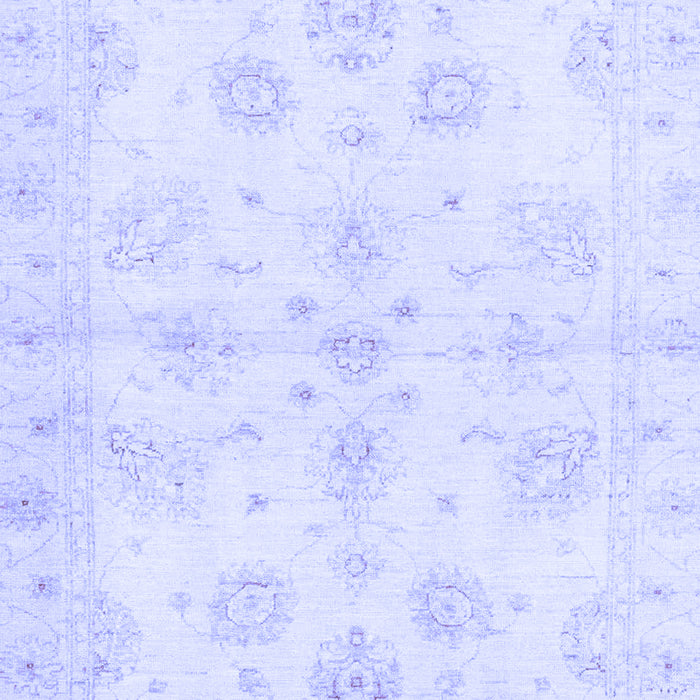 Machine Washable Oriental Blue Traditional Rug, wshabs3925blu