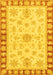 Oriental Yellow Traditional Rug, abs3926yw