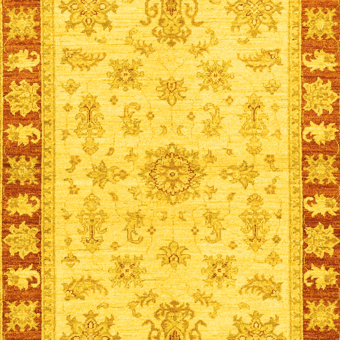 Oriental Yellow Traditional Rug, abs3926yw