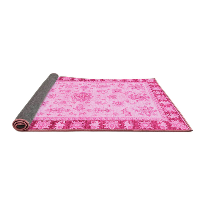Sideview of Oriental Pink Traditional Rug, abs3926pnk