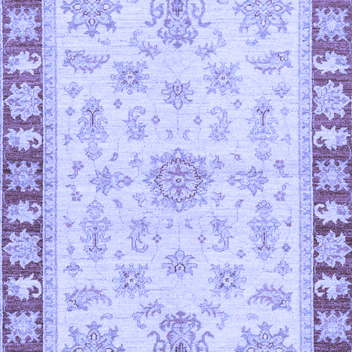 Machine Washable Oriental Blue Traditional Rug, wshabs3926blu