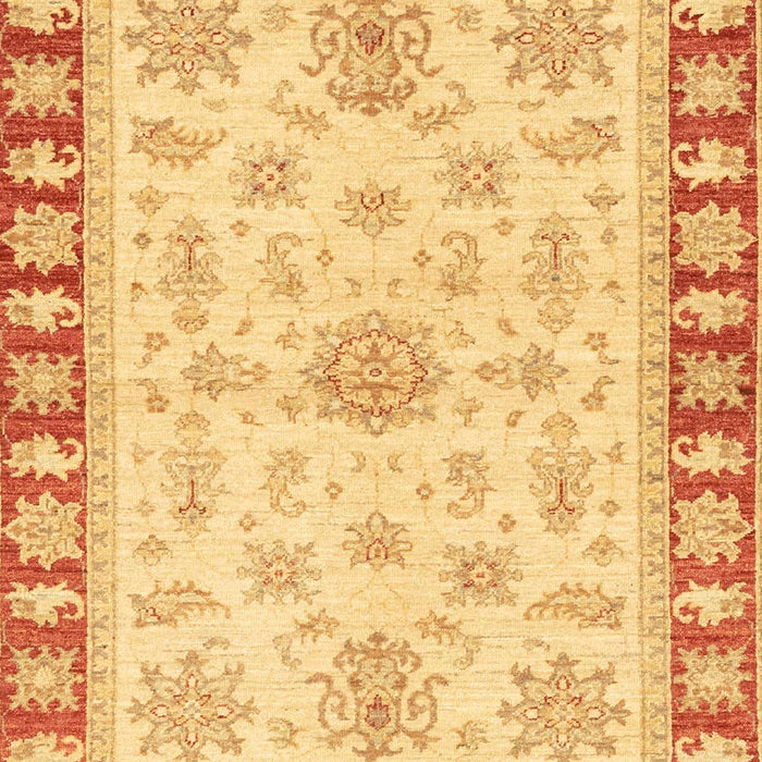 Machine Washable Abstract Orange Rug, wshabs3926