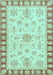 Machine Washable Oriental Light Blue Traditional Rug, wshabs3926lblu