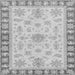 Square Oriental Gray Traditional Rug, abs3926gry