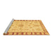 Sideview of Machine Washable Oriental Brown Traditional Rug, wshabs3926brn