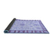 Sideview of Oriental Blue Traditional Rug, abs3926blu