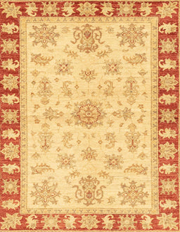 Abstract Orange Oriental Rug, abs3926