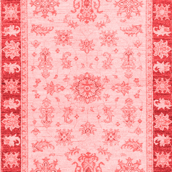 Machine Washable Oriental Red Traditional Rug, wshabs3926red