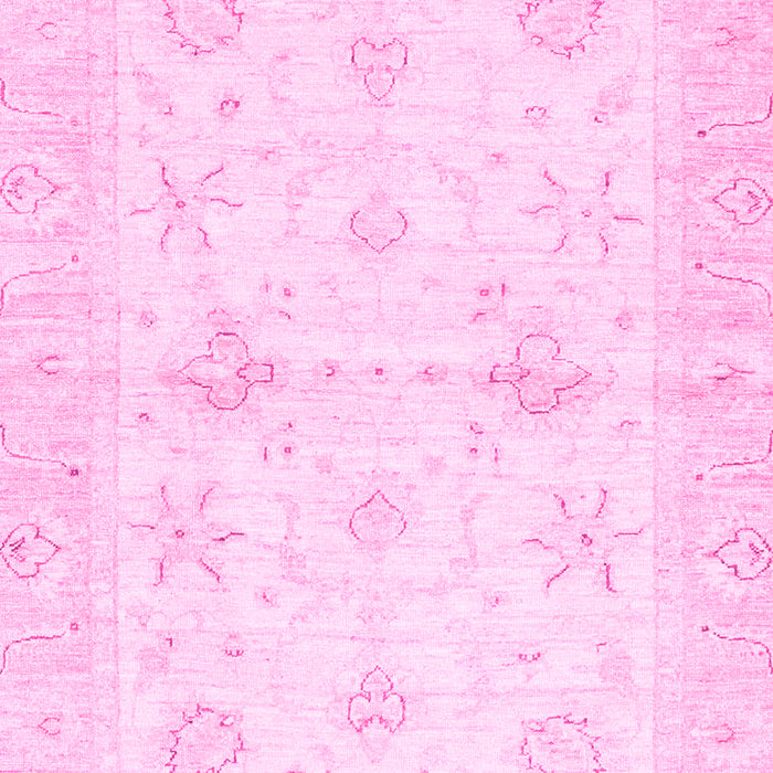 Machine Washable Oriental Pink Traditional Rug, wshabs3927pnk