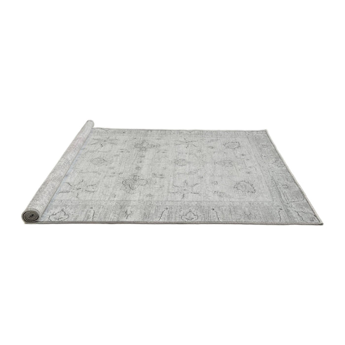 Sideview of Machine Washable Oriental Gray Traditional Rug, wshabs3927gry