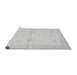 Sideview of Machine Washable Oriental Gray Traditional Rug, wshabs3927gry