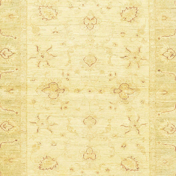 Machine Washable Abstract Chrome Gold Yellow Rug, wshabs3927