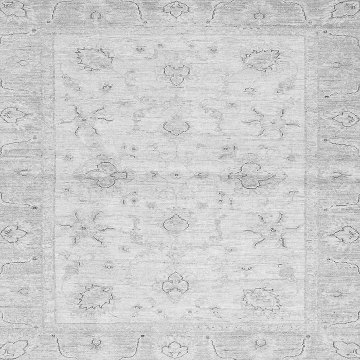 Square Machine Washable Oriental Gray Traditional Rug, wshabs3927gry