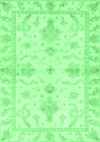 Oriental Emerald Green Traditional Rug, abs3928emgrn