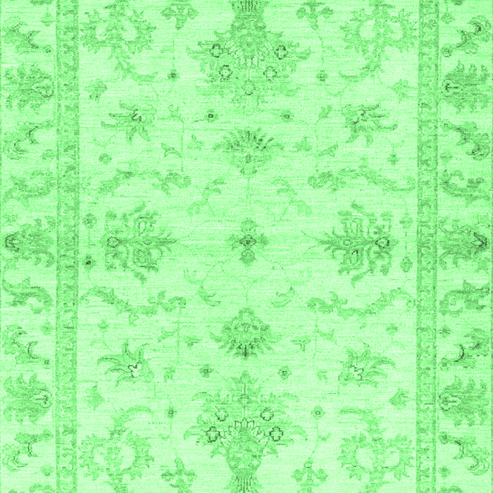 Oriental Emerald Green Traditional Rug, abs3928emgrn