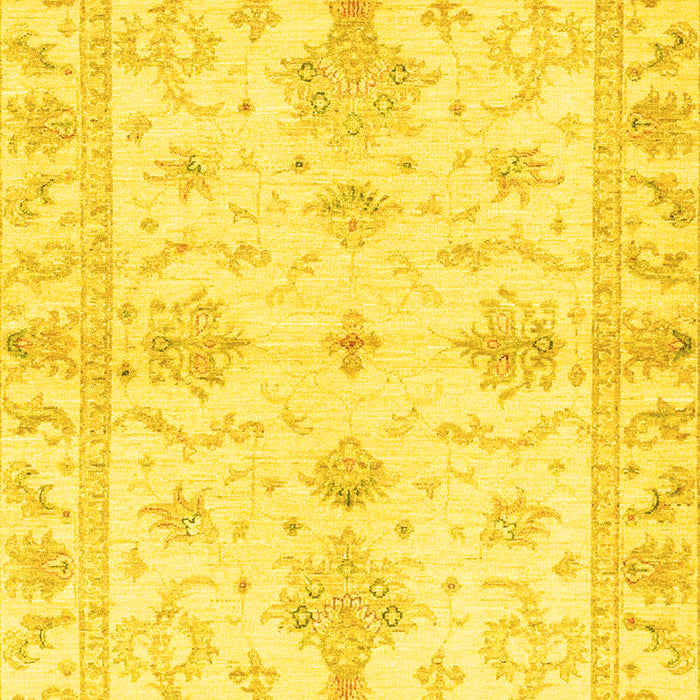 Oriental Yellow Traditional Rug, abs3928yw