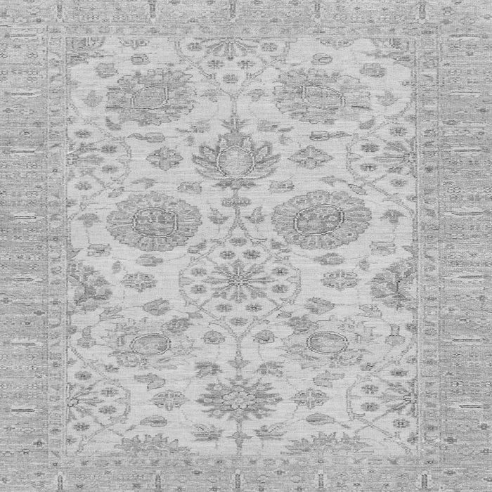Square Oriental Gray Traditional Rug, abs3929gry