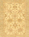 Abstract Bold Yellow Oriental Rug, abs3929