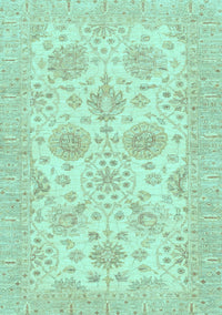 Oriental Light Blue Traditional Rug, abs3929lblu