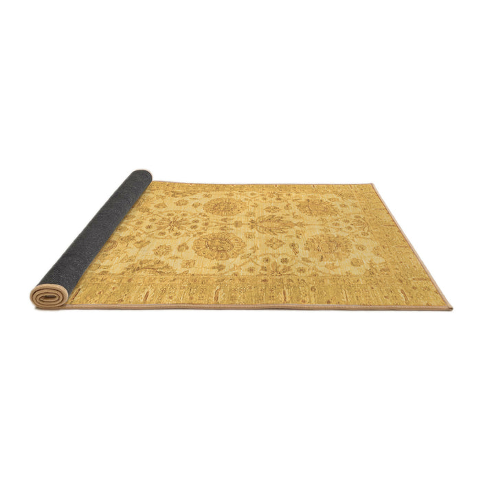 Sideview of Oriental Brown Traditional Rug, abs3929brn
