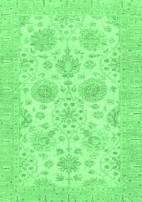 Oriental Emerald Green Traditional Rug, abs3929emgrn