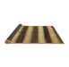 Sideview of Abstract Brown Modern Rug, abs392brn