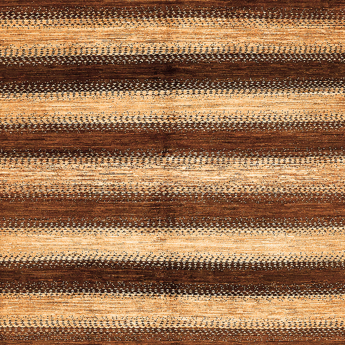 Square Abstract Orange Modern Rug, abs392org