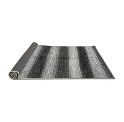 Sideview of Abstract Gray Modern Rug, abs392gry