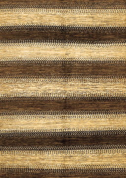Abstract Brown Modern Rug, abs392brn