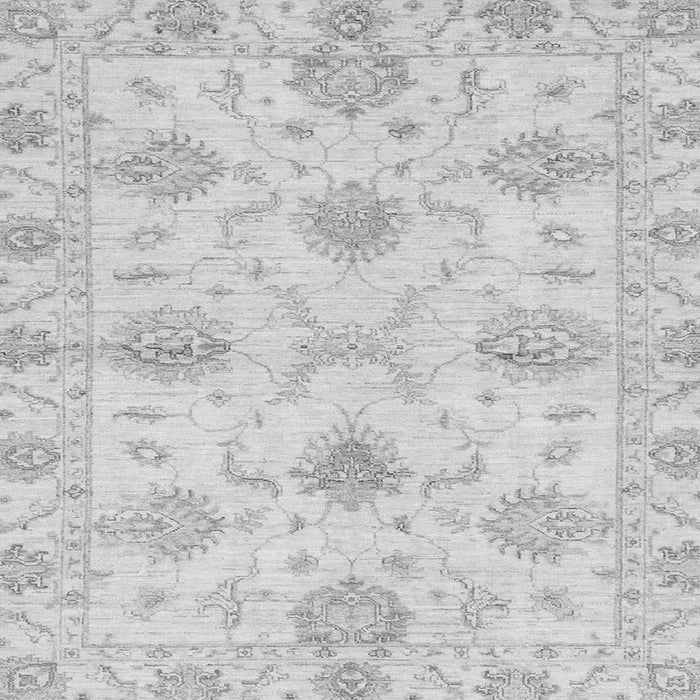 Square Oriental Gray Traditional Rug, abs3930gry