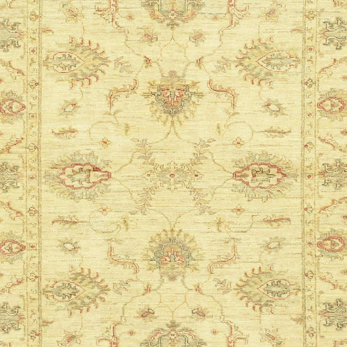 Machine Washable Abstract Chrome Gold Yellow Rug, wshabs3930