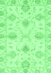 Oriental Emerald Green Traditional Rug, abs3930emgrn