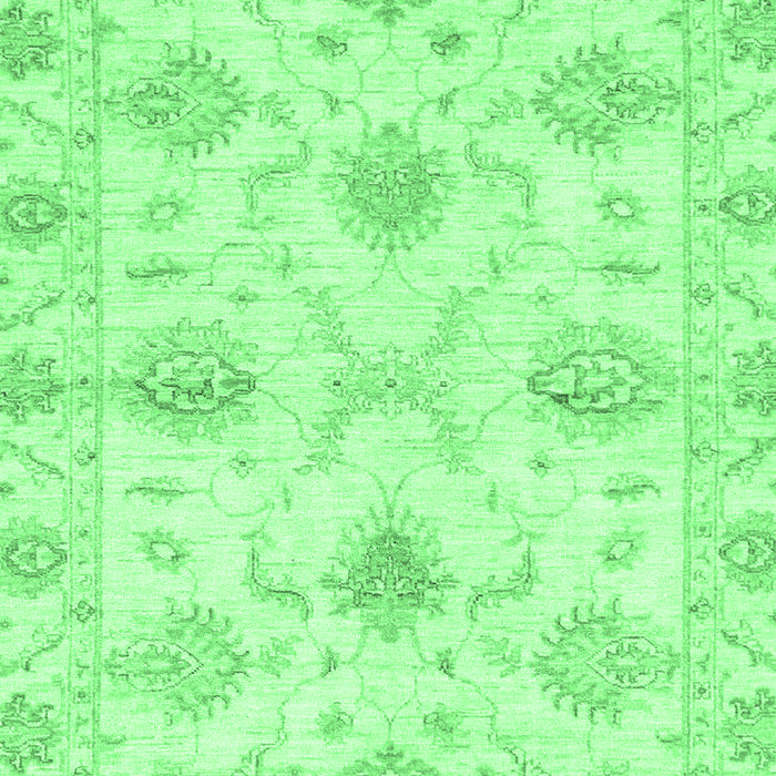 Oriental Emerald Green Traditional Rug, abs3930emgrn