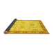 Sideview of Oriental Yellow Traditional Rug, abs3931yw