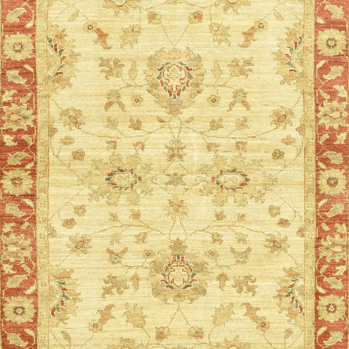 Machine Washable Abstract Mustard Yellow Rug, wshabs3931