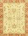 Abstract Mustard Yellow Oriental Rug, abs3931