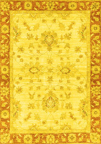 Oriental Yellow Traditional Rug, abs3931yw