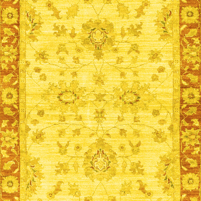 Oriental Yellow Traditional Rug, abs3931yw