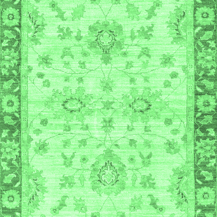 Oriental Emerald Green Traditional Rug, abs3931emgrn