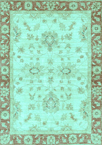 Oriental Light Blue Traditional Rug, abs3931lblu