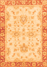 Oriental Orange Traditional Rug, abs3931org