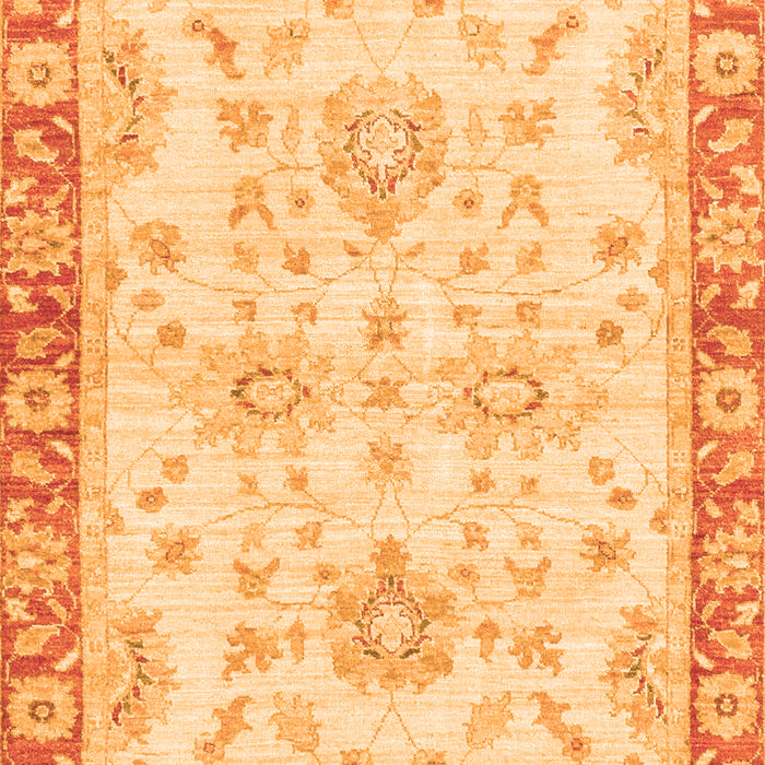 Oriental Orange Traditional Rug, abs3931org