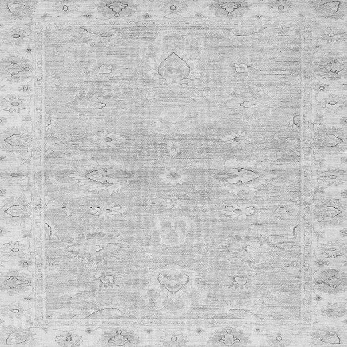 Square Abstract Gray Modern Rug, abs3932gry