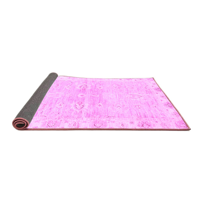 Sideview of Abstract Purple Modern Rug, abs3932pur
