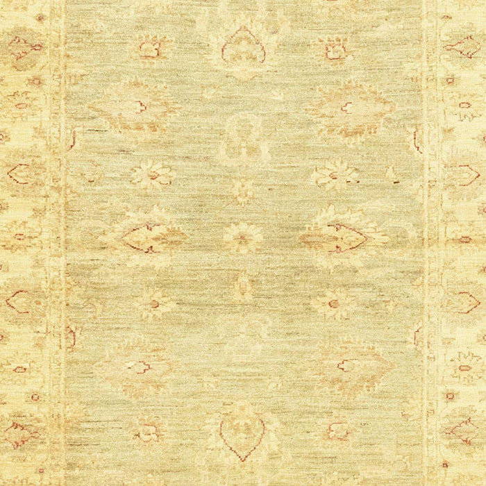 Machine Washable Abstract Chrome Gold Yellow Rug, wshabs3932