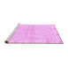 Sideview of Machine Washable Abstract Purple Modern Area Rugs, wshabs3932pur