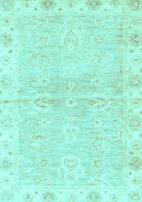 Abstract Light Blue Modern Rug, abs3932lblu