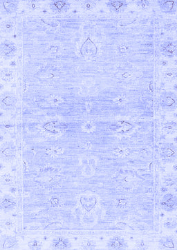 Abstract Blue Modern Rug, abs3932blu
