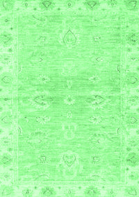 Abstract Emerald Green Modern Rug, abs3932emgrn