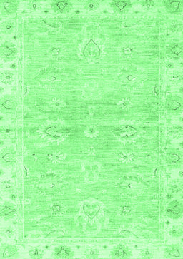 Abstract Emerald Green Modern Rug, abs3932emgrn